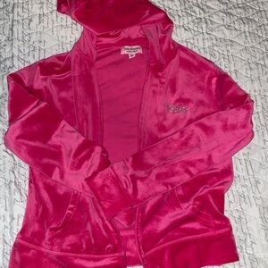 Juicy Couture Fuchsia Velour Jacket